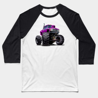 Cartoon monster truck Baseball T-Shirt